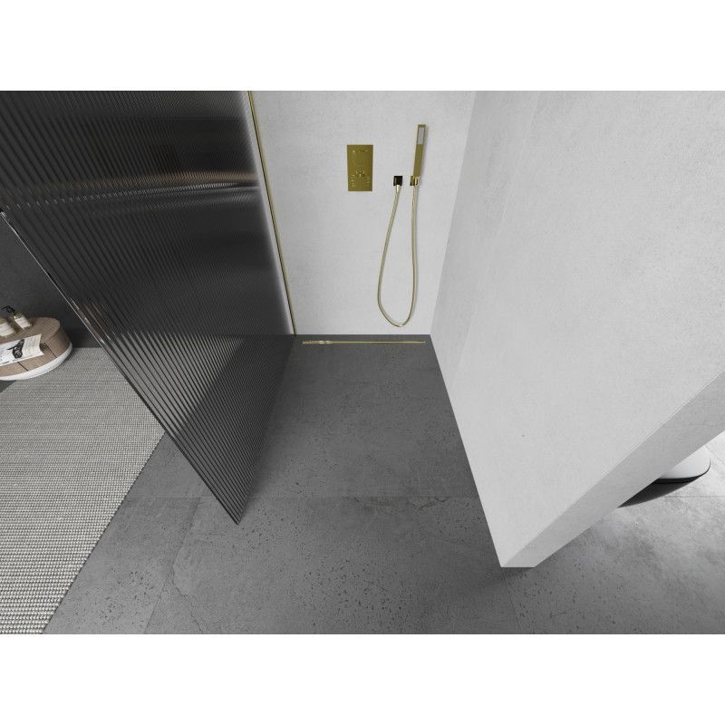 Ścianka prysznicowa Mexen Kioto złota 90x200 cm  800-090-101-50-09 1 szt.