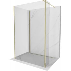 Ścianka prysznicowa Mexen Kioto złota 90x80x40 cm 3 szt.