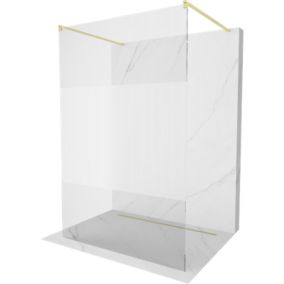 Ścianka prysznicowa Mexen Kioto złoty 130x200 cm 800-130-002-55-35 1 szt.