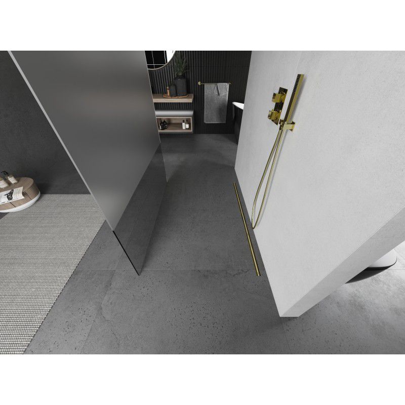 Ścianka prysznicowa Mexen Kioto złoty 130x200 cm 800-130-002-55-35 1 szt.