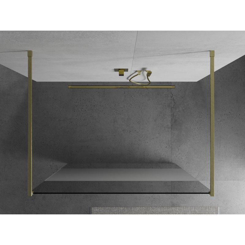 Ścianka prysznicowa Mexen Kioto złoty 130x200 cm 800-130-002-55-35 1 szt.