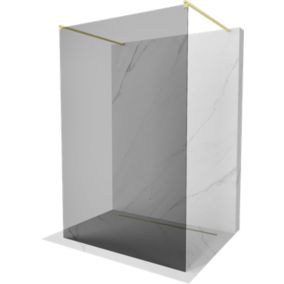 Ścianka prysznicowa Mexen Kioto złoty grafit 100x200 cm 800-100-002-55-40 1 szt.