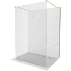 Ścianka prysznicowa Mexen Kioto złoty szczotkowany 180 x 200 cm 800-180-002-55-00 1 szt.