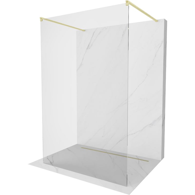 Ścianka prysznicowa Mexen Kioto złoty transparent 115x200 cm 800-115-002-55-00 1 szt.