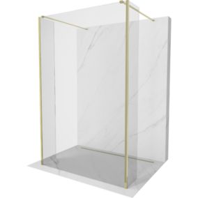 Ścianka prysznicowa Mexen Kioto złoty transparent 150x30x30 1 szt.