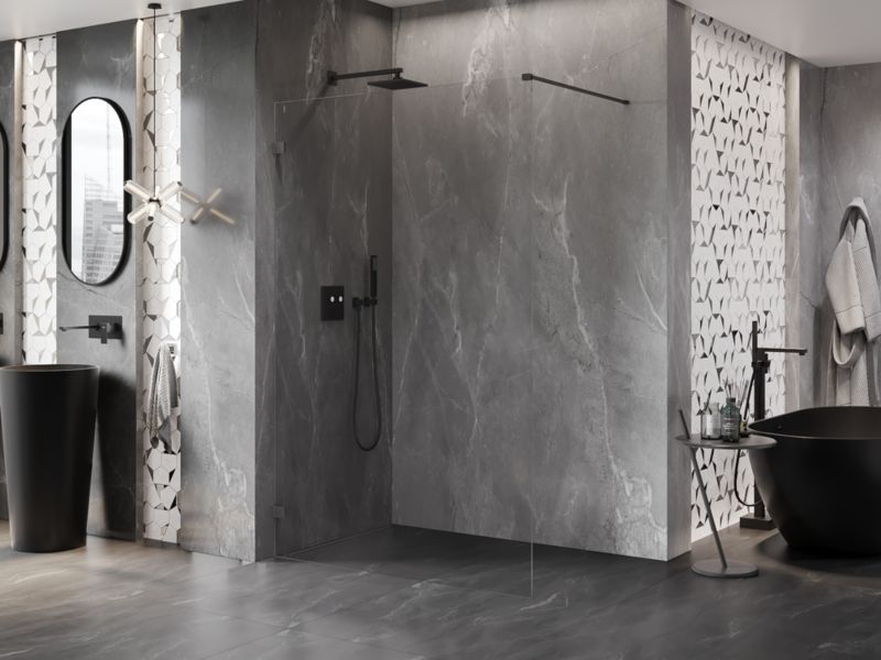 Ścianka prysznicowa Mexen Lunar gun gray 100x200 cm 1 szt.