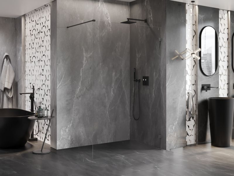 Ścianka prysznicowa Mexen Lunar gun gray 150x200 cm 1 szt.