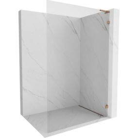 Ścianka prysznicowa Mexen Lunar L różowe złoto 90 x 200 cm 1 szt.