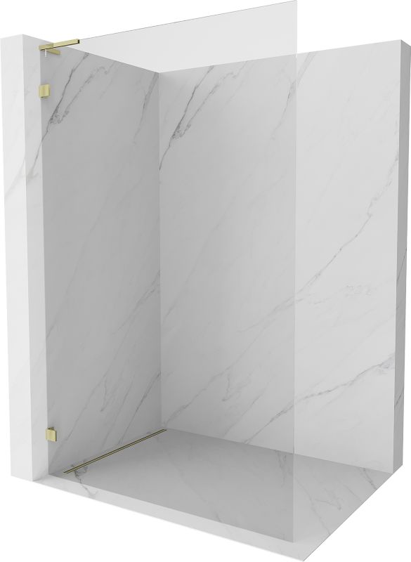 Ścianka prysznicowa Mexen Lunar L transparent złota 90x200 cm 1 szt.