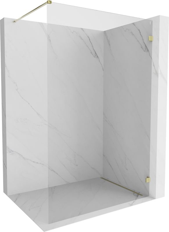 Ścianka prysznicowa Mexen Lunar złota 120x200 cm 830-120-000-50-00-P 1 szt.