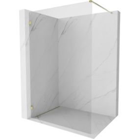 Ścianka prysznicowa Mexen Lunar złota 140x200 cm lewa 1 szt.