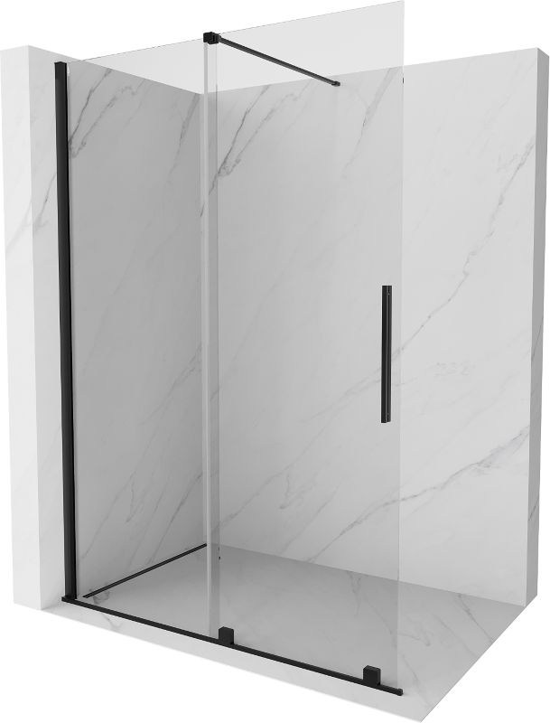 Ścianka prysznicowa Mexen Velar czarna 130x200 cm  871-130-000-03-70 871-130-000-03-70 1 szt.