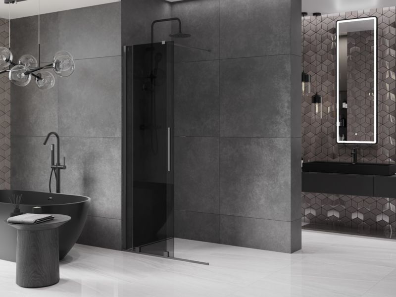 Ścianka prysznicowa Mexen Velar grafit 100x200 cm  871-100-000-43-951 szt.