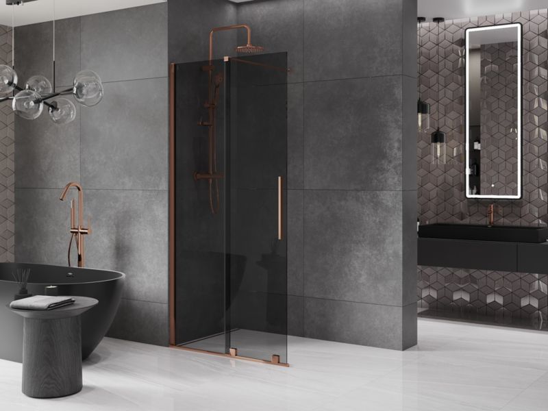 Ścianka prysznicowa Mexen Velar grafit 75x200 cm 871-075-000-43-60 1 szt.