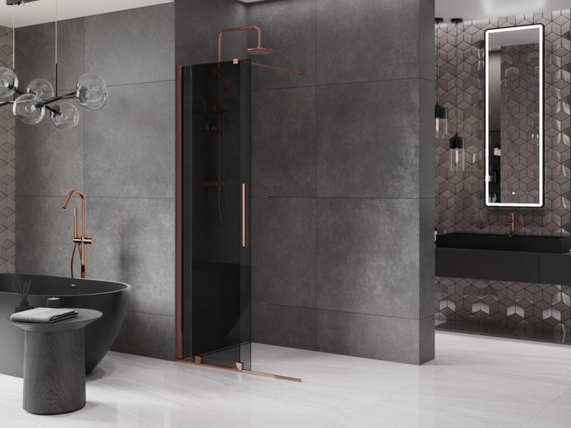 Ścianka prysznicowa Mexen Velar grafit 75x200 cm 871-075-000-43-60 1 szt.