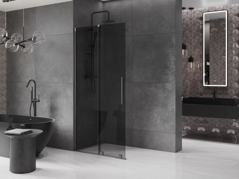 Ścianka prysznicowa Mexen Velar grafit 85x200 cm  871-085-000-43-661 szt.