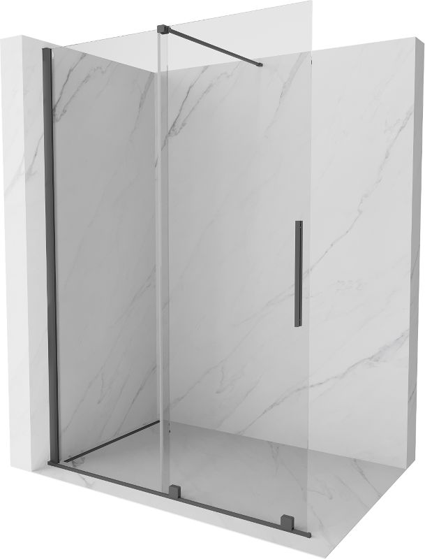 Ścianka prysznicowa Mexen Velar gun gray 150x200 cm 1 szt.