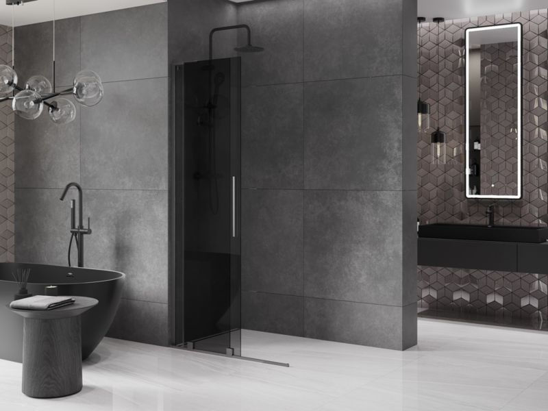 Ścianka prysznicowa Mexen Velar L grafit 120x200 cm  871-120-003-43-661 szt.