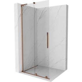 Ścianka prysznicowa Mexen Velar L różowe złoto 100x200 cm  871-100-003-03-601 szt.