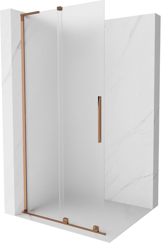 Ścianka prysznicowa Mexen Velar L różowe złoto 100x200 cm  871-100-003-33-601 szt.