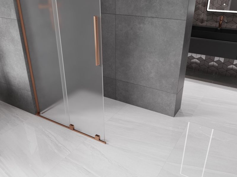 Ścianka prysznicowa Mexen Velar L różowe złoto 100x200 cm  871-100-003-33-601 szt.