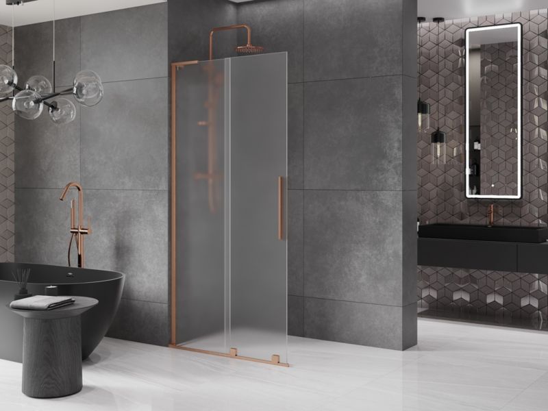 Ścianka prysznicowa Mexen Velar L szron 90x200 cm  871-090-003-33-65871-090-003-33-65 1 szt.