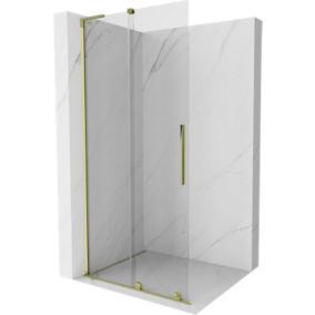 Ścianka prysznicowa Mexen Velar L złota 100x200 cm 871-100-003-03-50 1 szt.