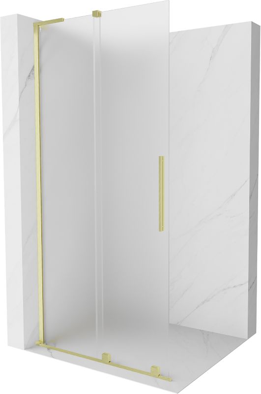 Ścianka prysznicowa Mexen Velar L złoty szron 100x200 cm 1 szt.