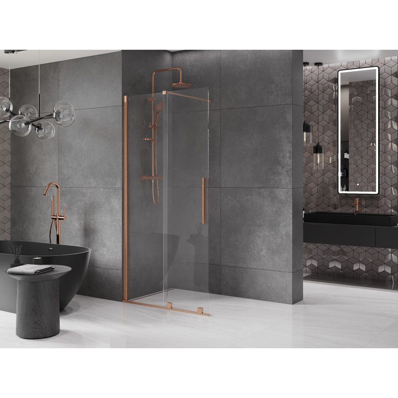 Ścianka prysznicowa Mexen Velar miedź szczotkowana 90x200 cm  871-090-000-03-65 871-090-000-03-65 1 szt.