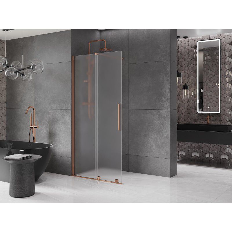Ścianka prysznicowa Mexen Velar różowe złoto 70x200 cm 1 szt.