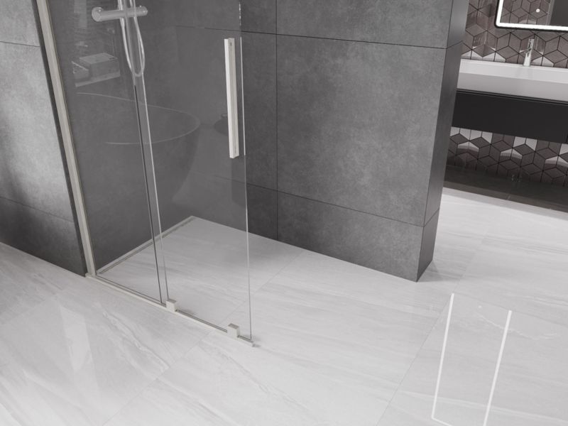 Ścianka prysznicowa Mexen Velar transparent nikiel 80x200 cm 1 szt.