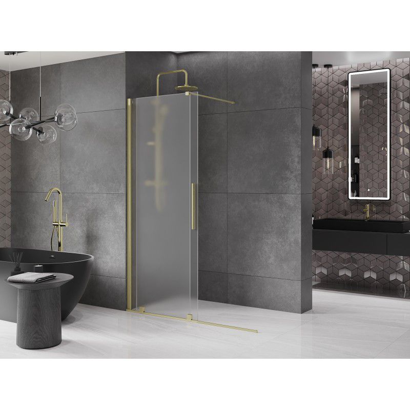 Ścianka prysznicowa Mexen Velar złota 130x200 cm 871-130-000-33-55 1 szt.