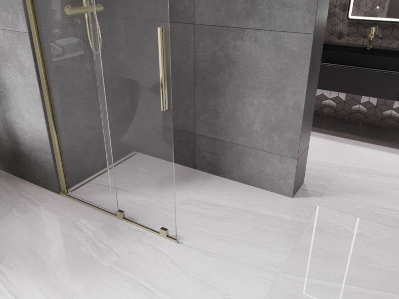 Ścianka prysznicowa Mexen Velar złota 70x200 cm 871-070-000-03-50 1 szt.