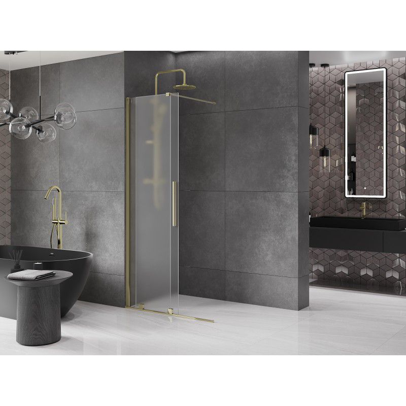 Ścianka prysznicowa Mexen Velar złota 75x200 cm 871-075-000-33-50 1 szt.