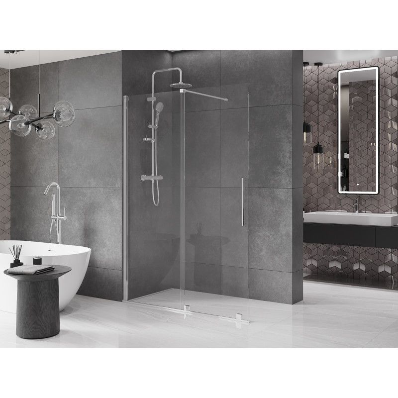 Ścianka prysznicowa przesuwna Mexen Velar chrom transparent 150x200 cm 871-150-000-03-01 1 szt.