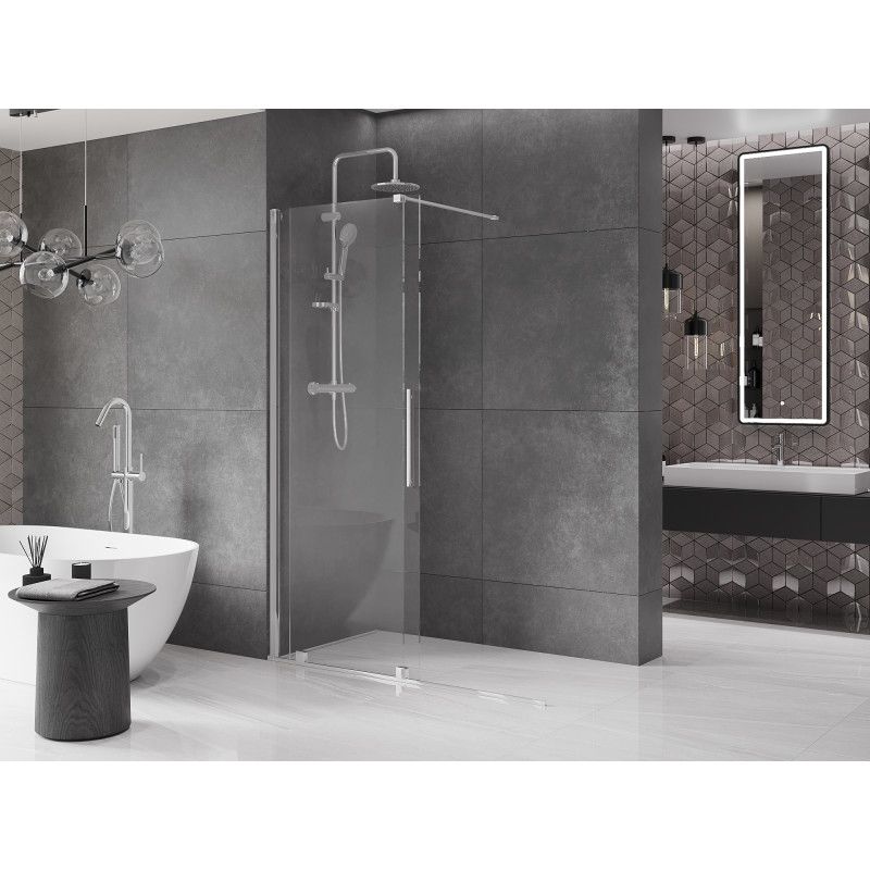 Ścianka prysznicowa przesuwna Mexen Velar chrom transparent 150x200 cm 871-150-000-03-01 1 szt.