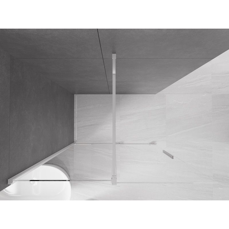 Ścianka prysznicowa przesuwna Mexen Velar chrom transparent 150x200 cm 871-150-000-03-01 1 szt.