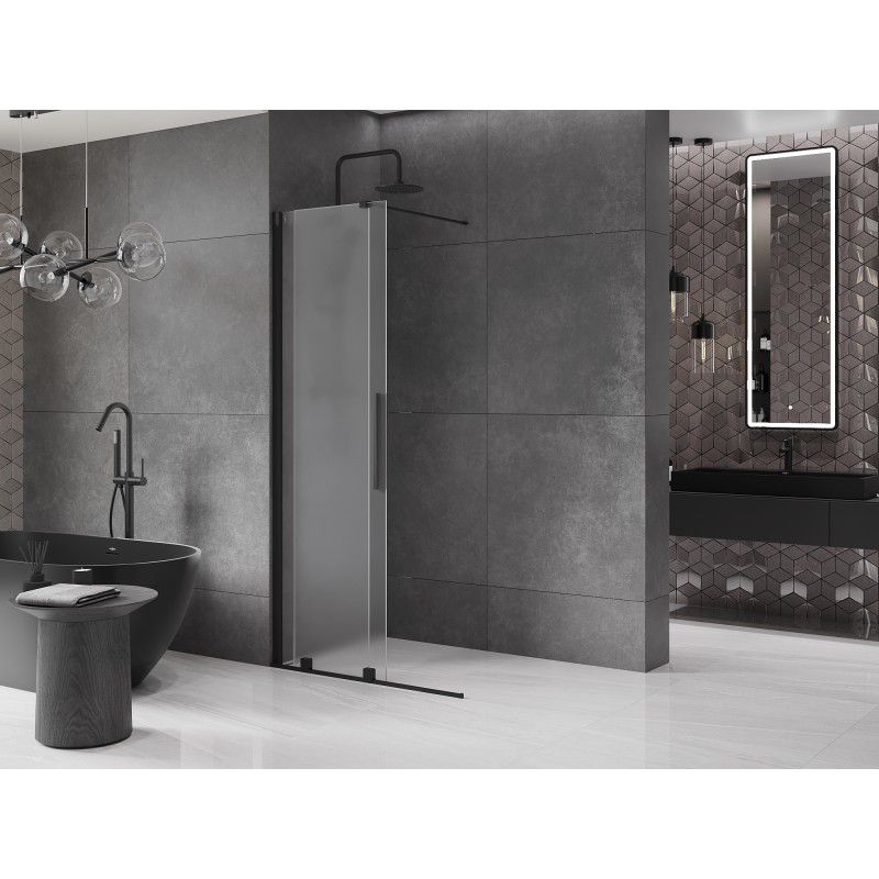 Ścianka prysznicowa przesuwna Mexen Velar czarna 110x200 cm 871-110-000-33-70 1 szt.