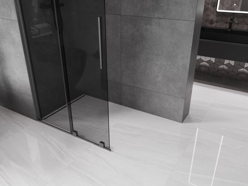 Ścianka prysznicowa przesuwna Mexen Velar grafit 90 x 200 cm  871-090-000-43-661 szt.