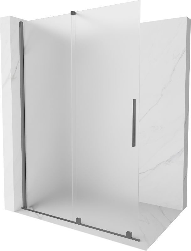Ścianka prysznicowa przesuwna Mexen Velar gun metal 150x200 cm 1 szt.
