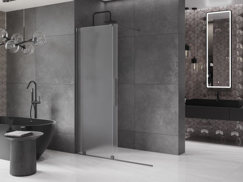 Ścianka prysznicowa przesuwna Mexen Velar gun metal 150x200 cm 1 szt.