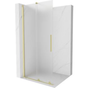 Ścianka prysznicowa przesuwna Mexen Velar złoty szron 85x200 cm 871-085-000-33-55 1 szt.