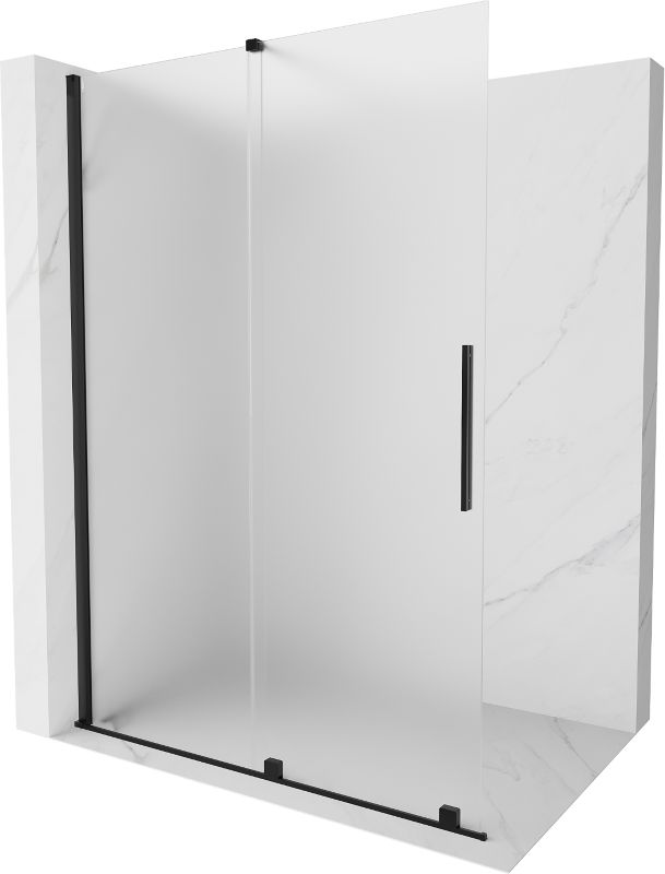 Ścianka prysznicowa rozsuwana Mexen Velar czarna 150x200 cm 871-150-000-33-70 1 szt.