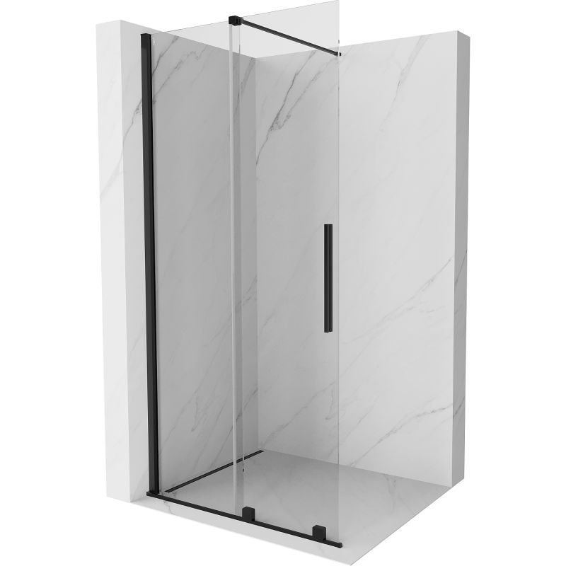 Ścianka prysznicowa rozsuwana Mexen Velar czarna 80x200 cm  871-080-000-03-70 1 szt.