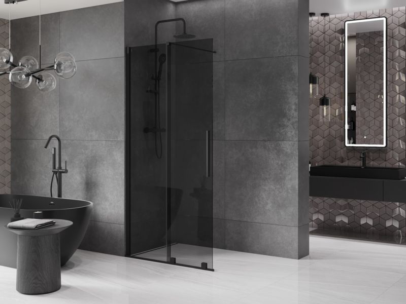 Ścianka prysznicowa rozsuwana Mexen Velar grafit 100x200 cm 871-100-000-43-70 1 szt.