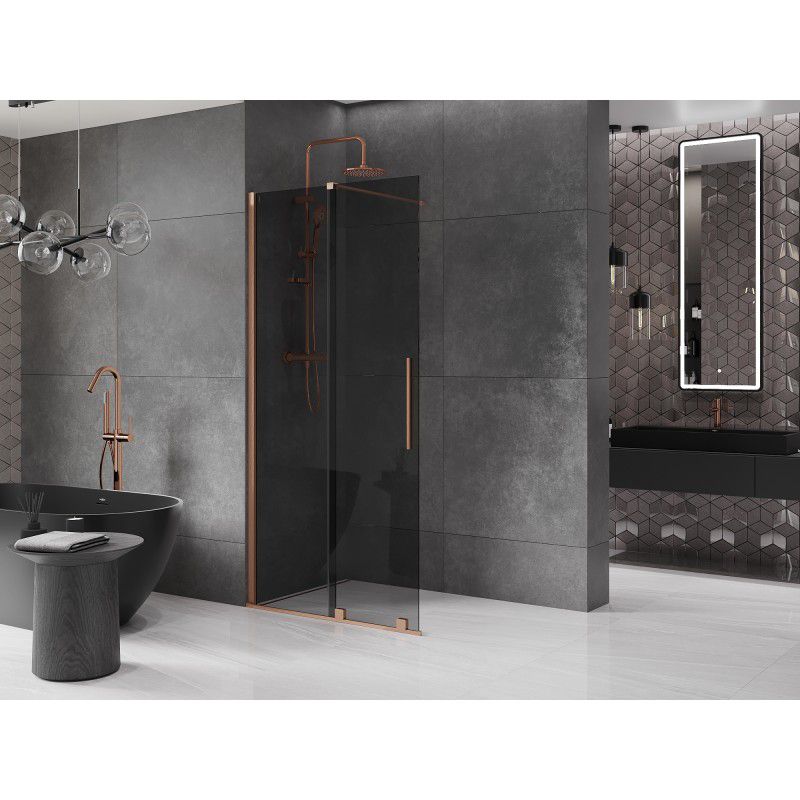 Ścianka prysznicowa rozsuwana Mexen Velar grafit 75x200 cm 1 szt.