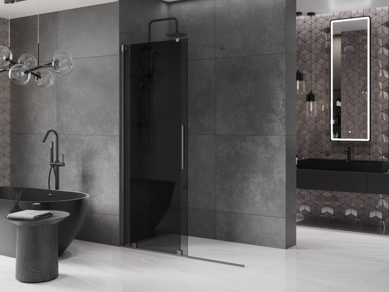 Ścianka prysznicowa rozsuwana Mexen Velar gun gray 130x200 1 szt.