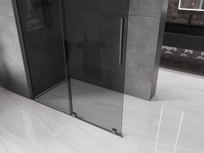 Ścianka prysznicowa rozsuwana Mexen Velar gun gray 130x200 1 szt.
