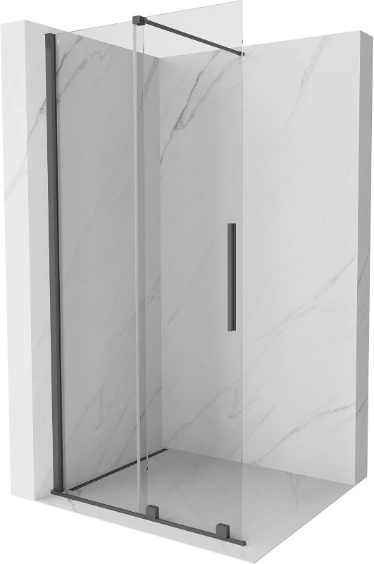 Ścianka prysznicowa rozsuwana Mexen Velar gun gray 75x200 cm 1 szt.