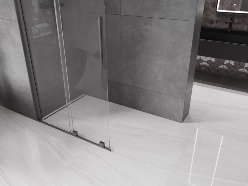 Ścianka prysznicowa rozsuwana Mexen Velar gun gray 75x200 cm 1 szt.